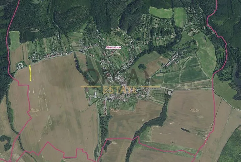 Prodej pole 1873 m²